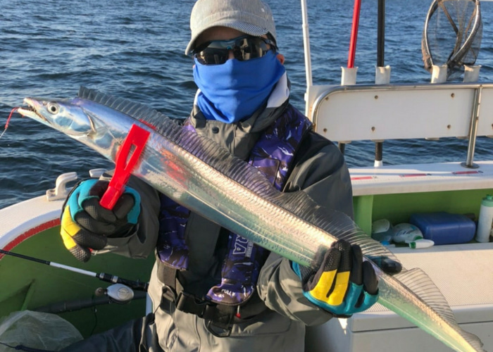 趣味の釣りを楽しむスタッフ